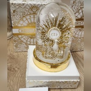 Christian Dior Christmas Holiday Gift Snow Globe crystal ball Limited Ed. New